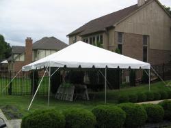 20'x20' White Frame Tent