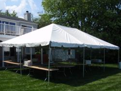 20'x30' White Frame Tent