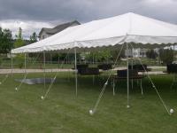 20' x 40' White Canopy Tent